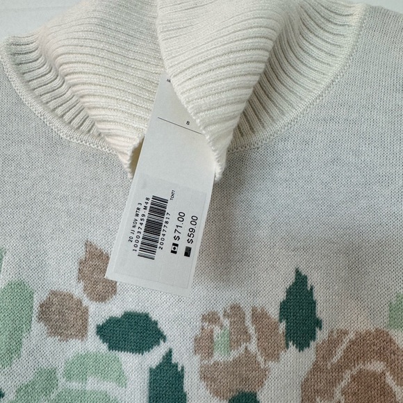 Janie and Jack - floral cape & pants knit- size 8 NWT - Picture 1 of 8
